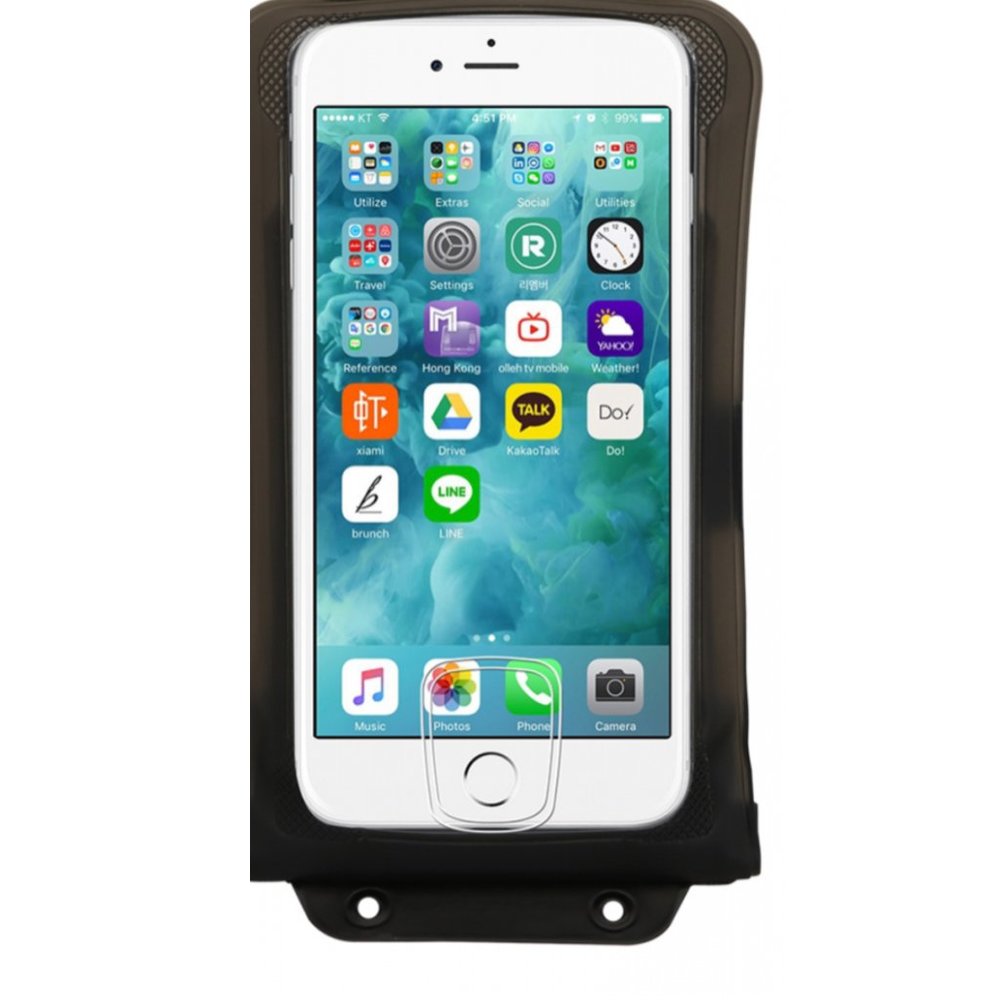 Waterproof Case Smartphone WP-C2 Dicapac Mobile Phone 14.5 cm 5.7" Cover Black - Picture 5 of 5